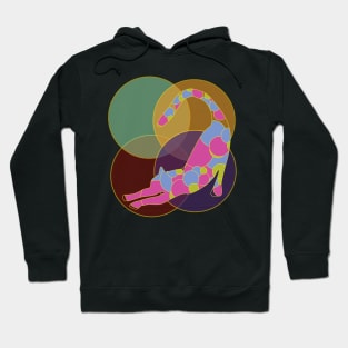 Cat with Circles Hoodie